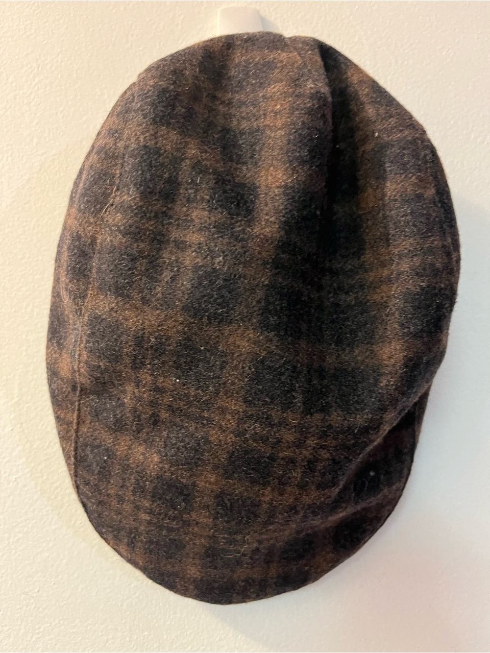 Stetson Plaid Newsboy Cap Size L